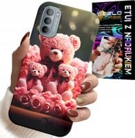 ETUI DO MOTOROLA G31 / G41 - RODZINKA RÓŻANYCH MISIÓW UPOMINEK +FOLIA