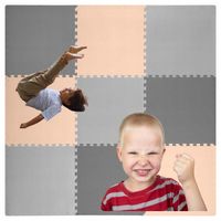 MATA PIANKOWA 180x180 do ZABAWY RACZKOWANIA PUZZLE PIANKOWE DZIECI DYWAN