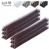 KOLCE NA PTAKI GOŁĘBIE PLASTIKOWE 6szt 3,12m