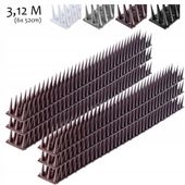 KOLCE NA PTAKI GOŁĘBIE PLASTIKOWE 6szt 3,12m