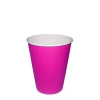 kubek papierowy 240ml różowy 50szt sup