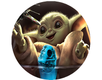 Opłatek na tort Baby Yoda