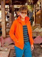 Bluza męska z kapturem pomarańczowa Ludwik Rozmiar - 4XL