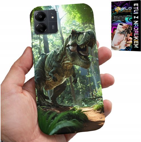 ETUI DO XIAOMI POCO C65 - DINO DINOZAUR TYRANOZAUR CASE + FOLIA na Arena.pl