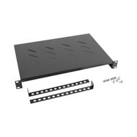 Akcesoria RACK Lanberg Półka do szaf 19" 600MM 1U (czarna)