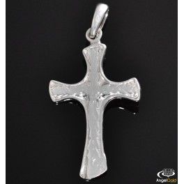 SREBRNY KRZYŻ Z UKRZYŻOWANYM JEZUSEM SREBRO PRÓBY 925 na Arena.pl