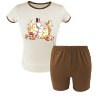 Krótka Piżama dziecięca - Muminki