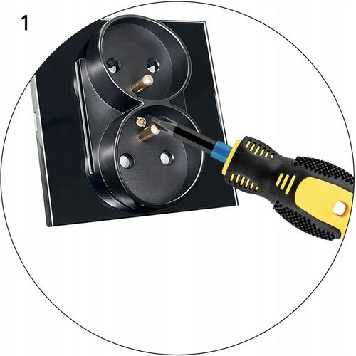 Gniazdo Gniazdko z Bolcem Podwójne Szklane z Uziemieniem Szkło MIUUN na Arena.pl