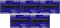 5x - ORYGINALNA taśma barwiąca EPSON ERC-09 b czarna C43S015354 ERC09 ERC22