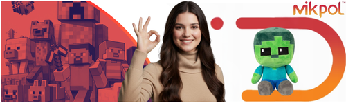 Maskotka 20 cm Zombie Steve Minecraft na Arena.pl