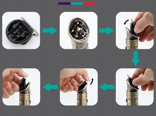 MASZYNKA do WŁOSÓW TRYMER do BRODY NOSA ZESTAW 6W1 na Arena.pl