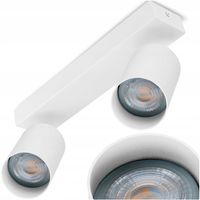 Lampa Sufitowa HALOGENOWA 2X GU10 Reflektor OPRAWA LED SPOT Kinkiet