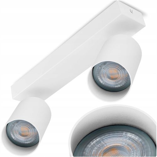 Lampa Sufitowa HALOGENOWA 2X GU10 Reflektor OPRAWA LED SPOT Kinkiet na Arena.pl