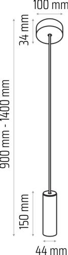 Lampa wisząca biała Madera 1 pł na Arena.pl