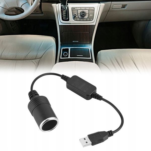 5V2A USB do 12V konwerter zapalniczki samochodow zdjęcie 3