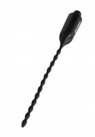 e stimulation vibrating urethral sounding plug   black