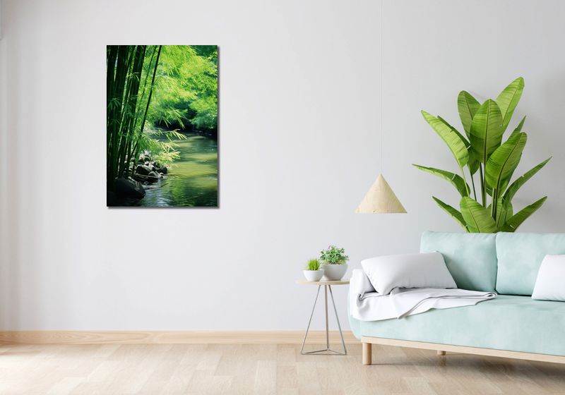 Obraz 60x90cm Spokój Bambusów zdjęcie 2