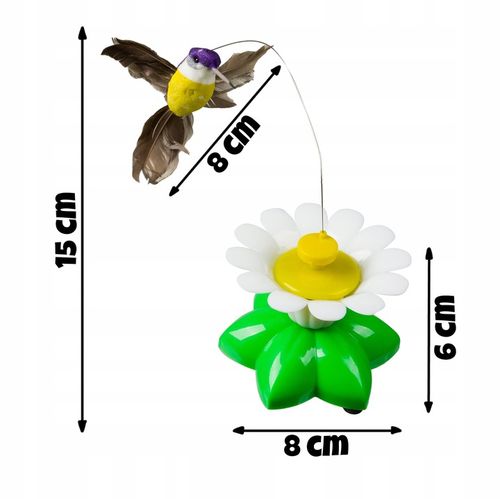 Zabawka dla kota KOLIBER PTAK Ruchoma INTERAKTYWNA na Arena.pl
