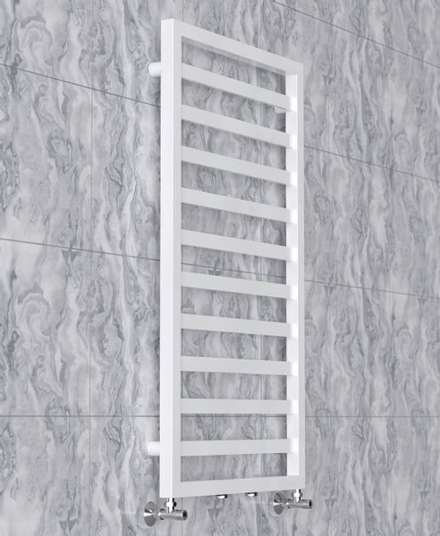 **Grzejnik łazienkowy MELY 1240x530 633W **BIAŁY** zdjęcie 3