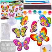 Kreatywny Zestaw STWÓRZ MAGNES Magnesy ZRÓB TO SAM MOTYLKI DIY Motyl motyle