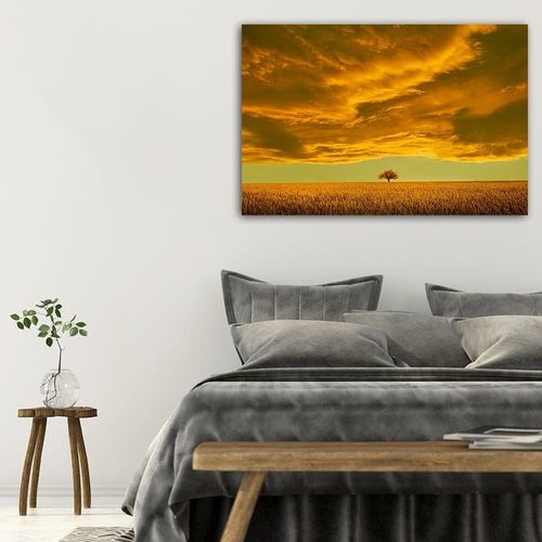 Deco Panel, Samotne drzewo w polu 4 90x60 na Arena.pl
