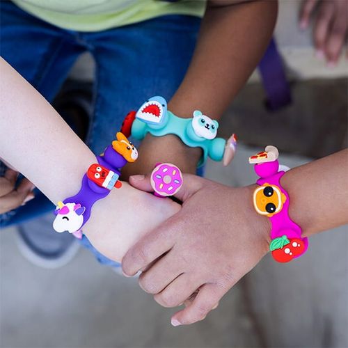 Biżuteria dla dzieci Plip Charms ZESTAW bransoletka +pierścionek +8 charmsy na Arena.pl