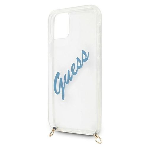 Guess GUHCP12SCRTVSBL iPhone 12 mini 5,4" niebieski/blue hardcase Script na Arena.pl