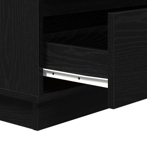 Szafka Nocna z Czarny 71 x 34.5 x 75 cm Materiał drewnopochodny na Arena.pl