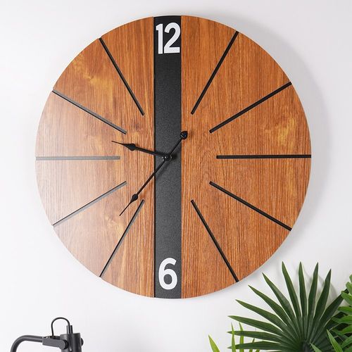 Zegar ścienny brązowy 60 cm na Arena.pl