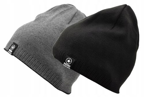 Męska CZAPKA ZIMOWA DWUSTRONNA L/XL Akryl na zimę na Arena.pl