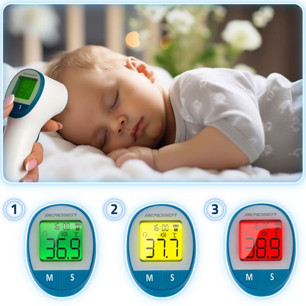 Termometr bezdotykowy na podczerwień BD-100 Berdsen zdjęcie 10