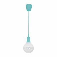 LAMPA WISZĄCA BUBBLE TURQUOISE 5W E14 LED