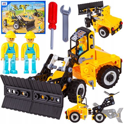 MEGA ZESTAW Klocki Konstrukcyjne do SKRĘCANIA dla Dzieci Narzędzia 223 el. na Arena.pl