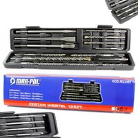kpl.wierteł sds+ 12pcs s4 9-wierteł, 3-dłuta