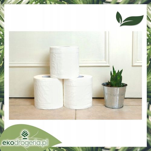 Papier toaletowy 3 warstwowy bambusowy biały 24 rolki 4800 listków miękki na Arena.pl