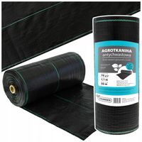 NAJMOCNIEJSZA AGROTKANINA ANTYCHWASTOWA 70g 1,1x50m UV3% AGROWŁÓKNINA