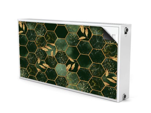 Maskownica MAGNETYCZNA Na Kaloryfer MOZAIKA Marmur Liście 80cm x 60cm na Arena.pl