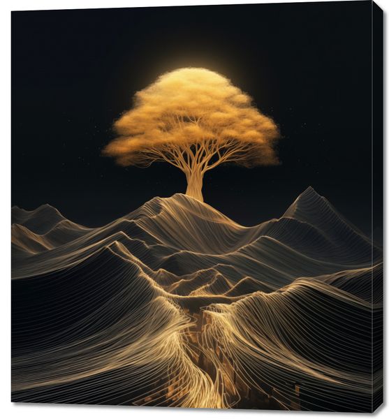 Obraz 90x100cm Drzewo Energii zdjęcie 1