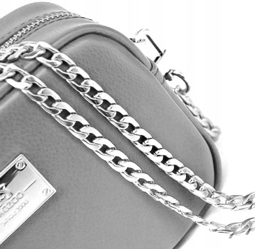 Pasek do torebki torby łańcuch długi Srebrny metal  F117_100CM_Srebrny na Arena.pl