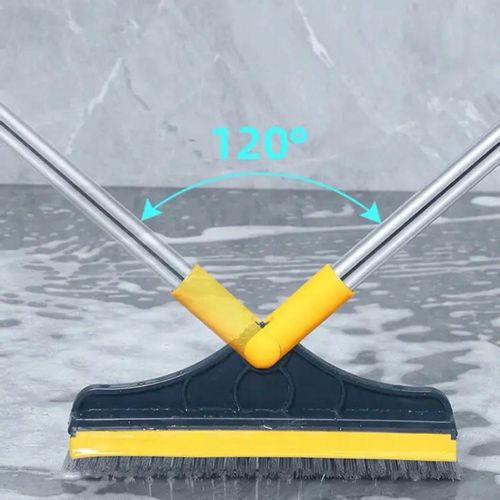 Szczotka Miotła Regulowana do Szorowania Podłóg Fug Szczelin Ściągacz Długa na Arena.pl