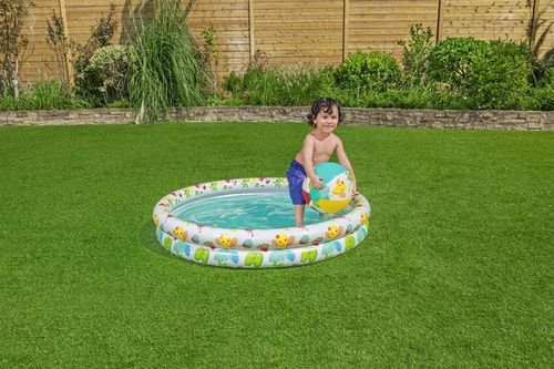 BRODZIK DMUCHANY BASENIK DZIECIĘCY ZESTAW BASEN KOŁO PIŁKA BESTWAY 51124 na Arena.pl