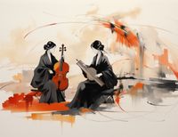 Plakat 65x50cm Harmonia Ciszy