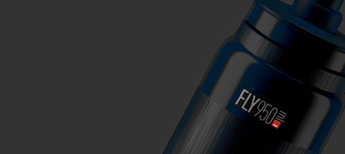 Bidon rowerowy Elite FLY Tex na wodę czarny, 950 ml BARDZO LEKKI na Arena.pl