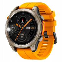 Smartwatch zegarek Zeblaze Stratos 4 pomarańczowy GPS AMOLED wodoodporny