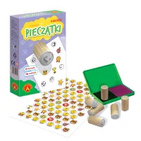 Małe pieczątki i naklejki motywacyjne Zestaw do zabawy dla dzieci Alexander