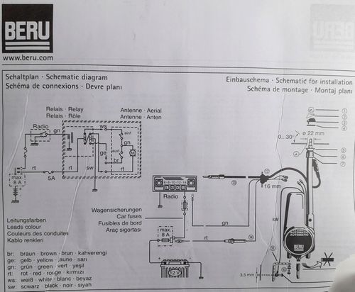 BERU A 350 - ANTENA na Arena.pl