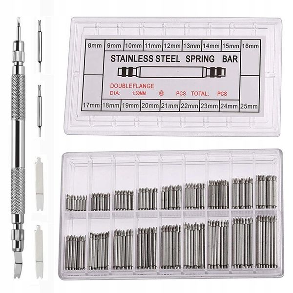 Teleskopy do paska Zestaw naprawczy paska do zegarków 8-25mm 360szt zdjęcie 1