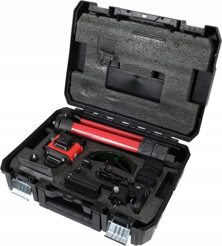 YATO LASER KRZYŻOWY 360 ZIELONY 16 LINIOWY 4D Z AKCESORIAMI YT-30415 na Arena.pl