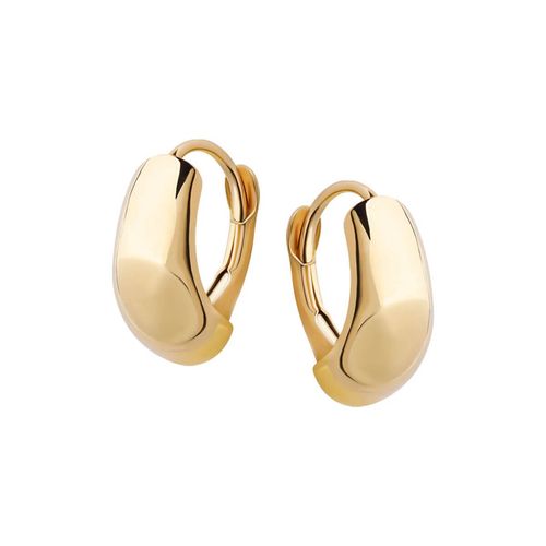 kolczyki pełne złote z angielskim zapięciem na Arena.pl