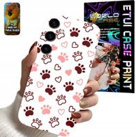ETUI CASE SAMSUNG GALAXY S24 FE LOVE DOG SERCE PSIE ŁAPKI SUPER WZORY